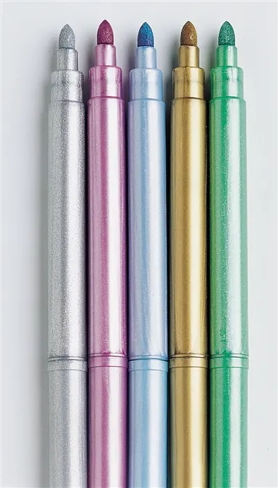 Feutres métallisés