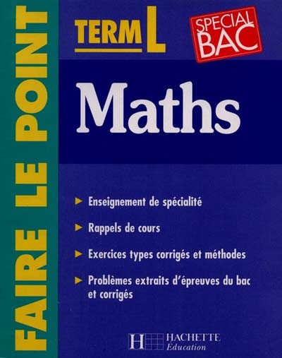 Maths, terminales L