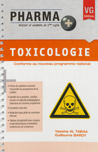 Toxicologie : conforme au nouveau programme national