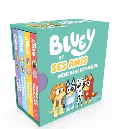 Bluey et ses amis : mini bibliothèque