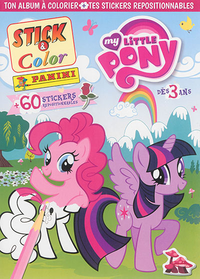 My little pony : +60 stickers repositionnables