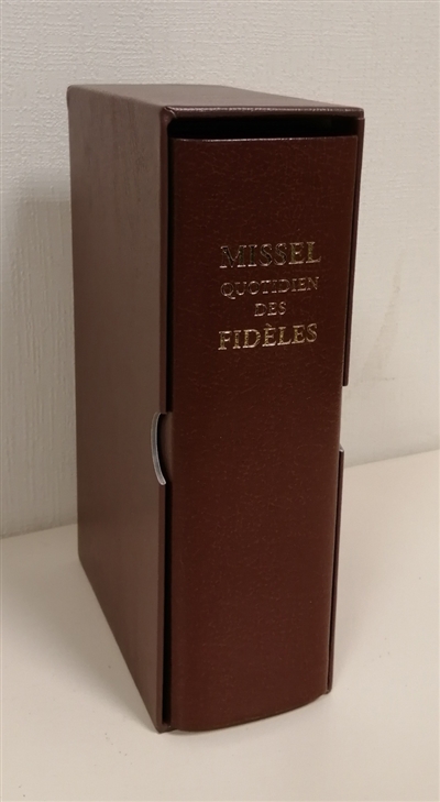 Missel quotidien des fidèles : couverture marron