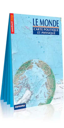 Le monde : carte politique et physique