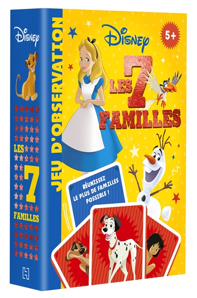 disney : les 7 familles : jeu d'observation