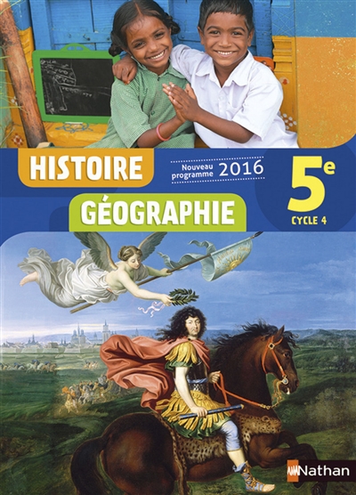 Histoire géographie 5e, cycle 4 : nouveau programme 2016
