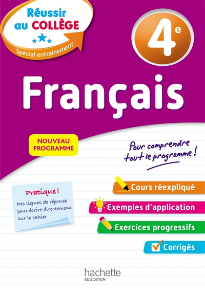 Français 4e : nouveau programme