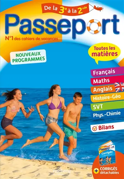 Passeport de la 3e à la 2de : toutes les matières : nouveaux programmes