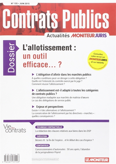 Contrats publics,...