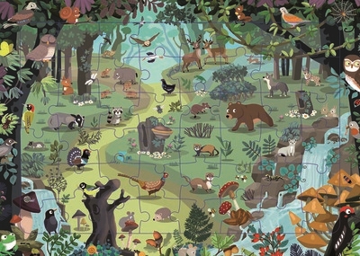 La forêt : puzzle 48 pièces