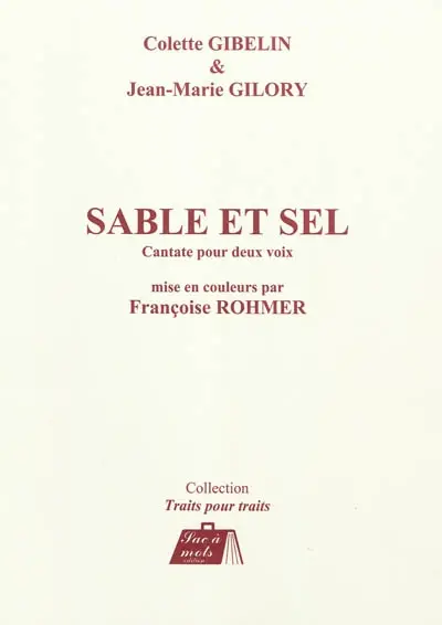 Sable et sel : cantate pour deux voix