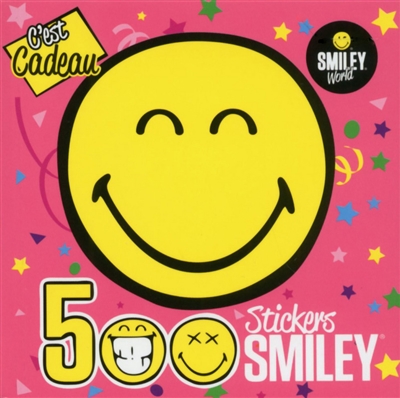 C'est cadeau : 500 stickers smiley