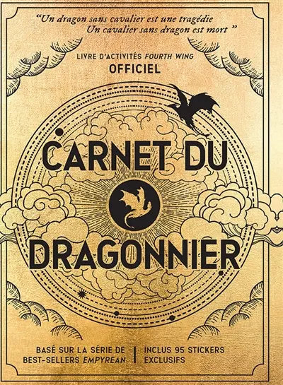 Carnet du dragonnier : livre d'activités Fourth wing officiel