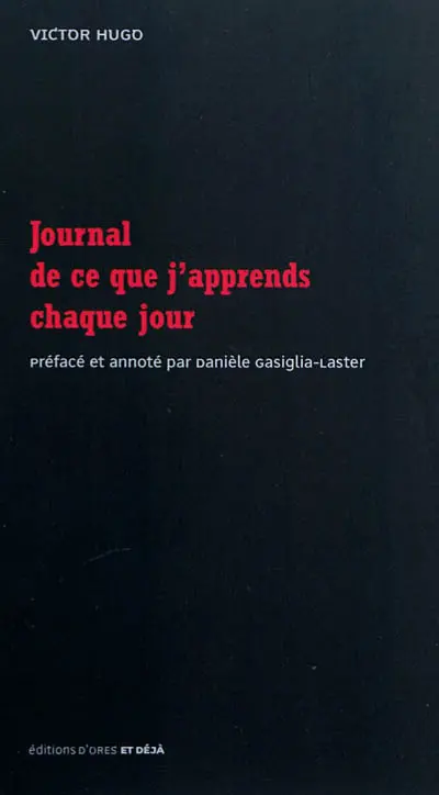 Journal de ce que j'apprends chaque jour
