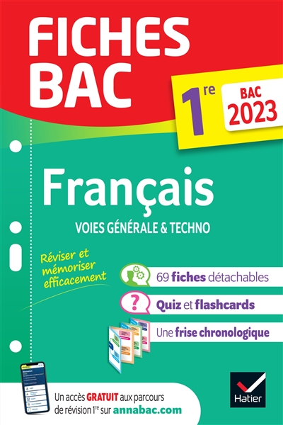 Français, voies générale & techno, 1re : bac 2023