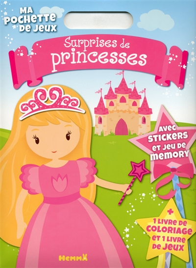 Ma pochette de jeux : surprises de princesses