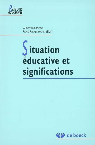 Situations éducatives et significations