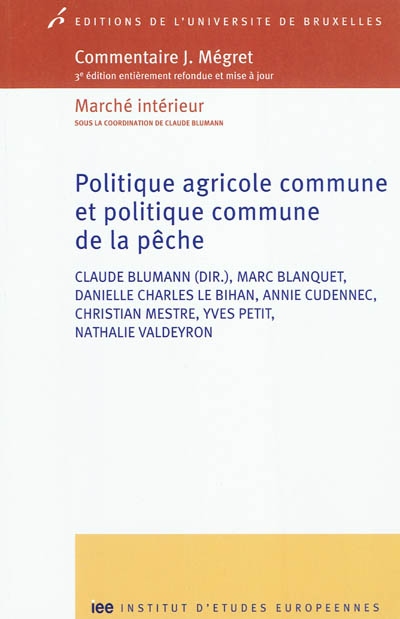 Politique agricole commune et politique commune de la pêche