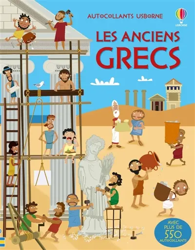 Les anciens Grecs : Autocollants Usborne : Dès 5 ans