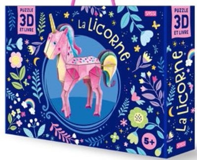 La licorne : puzzle 3D et livre