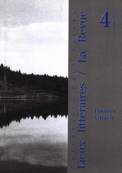 Lieux littéraires, n° 4 (2001). Théâtres visuels
