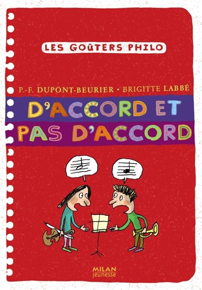 Les goûters philo - D'accord et pas d'accord