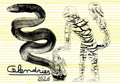 Calendrier 2026 : bestiaire et magie noire