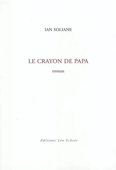 Le crayon de papa
