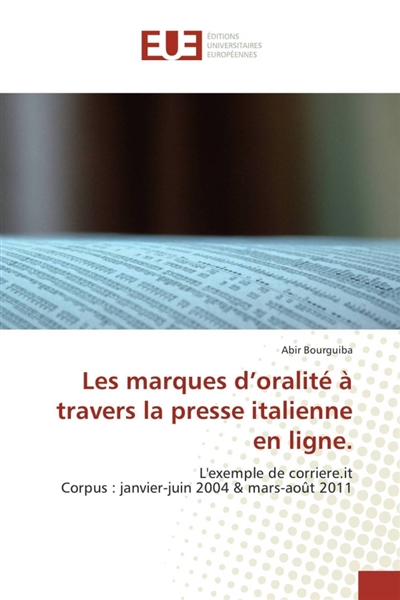 Les marques d'oralité à...