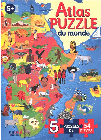 Atlas puzzle du monde