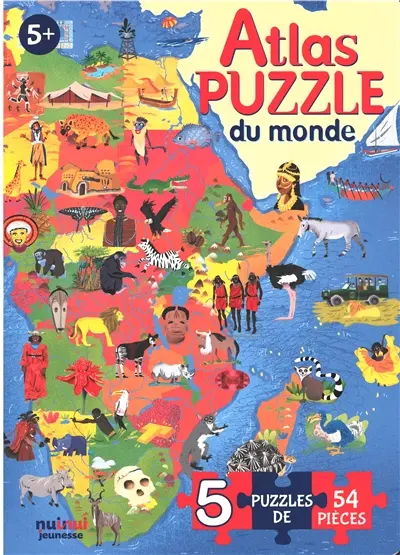 Atlas puzzle du monde