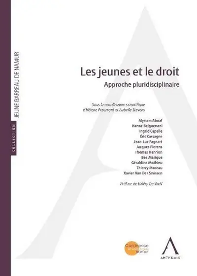 Les jeunes et le droit : approche pluridisciplinaire : actes du colloque du 2 juin 2017
