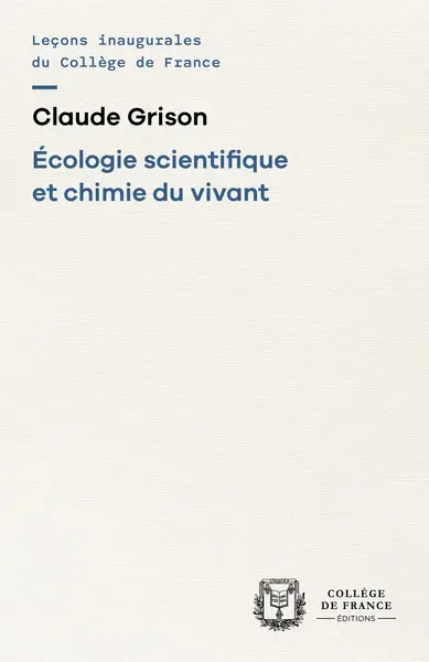 Ecologie scientifique et chimie du vivant