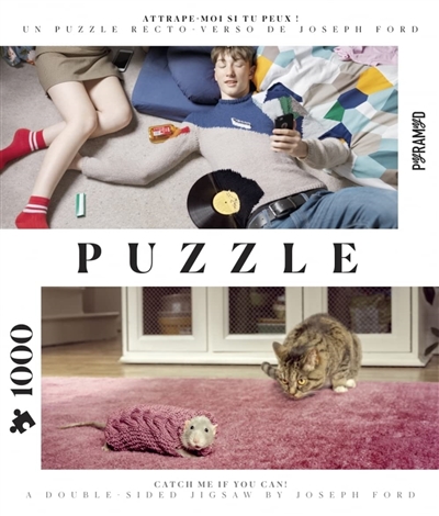 Attrape-moi si tu peux ! : un puzzle recto-verso de Joseph Ford. Catch me if you can! : a double-sided jigsaw by Joseph Ford