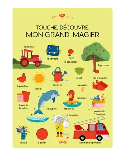 Touche, découvre : mon grand imagier
