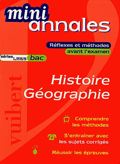Histoire-géographie : bac, série L, ES, S