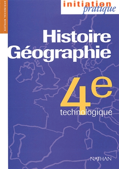 Histoire géographie, 4e technologique
