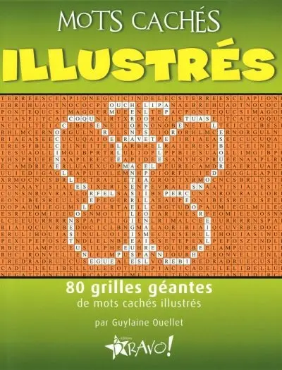 Mots cachés illustrés : 80 grilles géantes de mots cachés illustrés