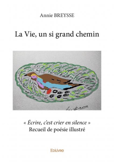 La vie, un si grand chemin : « Ecrire, c’est crier en silence » : Recueil de poésie illustré