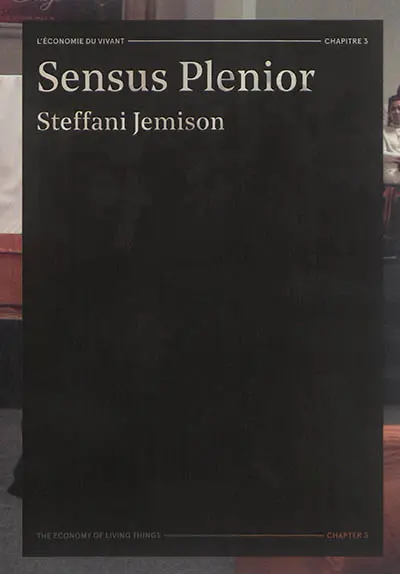 Sensus plenior : l'économie du vivant, chapitre 3. Sensus plenior : the economy of living things, chapter 3