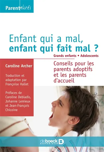 Enfant qui a mal, enfant qui fait mal ? : grands enfants, adolescents : conseils pour les parents adoptifs et les parents d'accueil