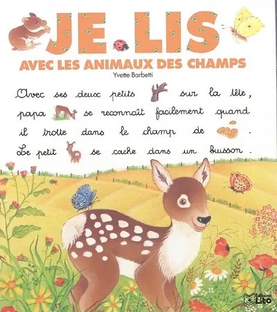 Je lis avec les animaux des champs