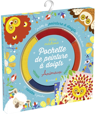 Animaux : pochette de peinture à doigts