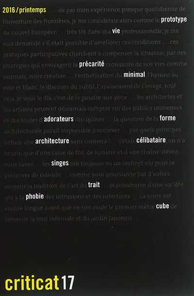 Criticat, n° 17