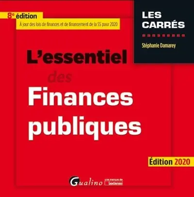 L'essentiel des finances publiques 2020
