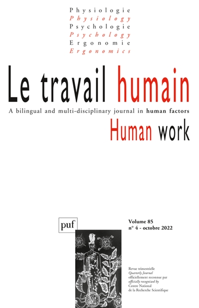 Travail humain (Le), n° 4...