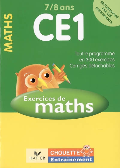 Exercices de maths CE1, 7-8 ans