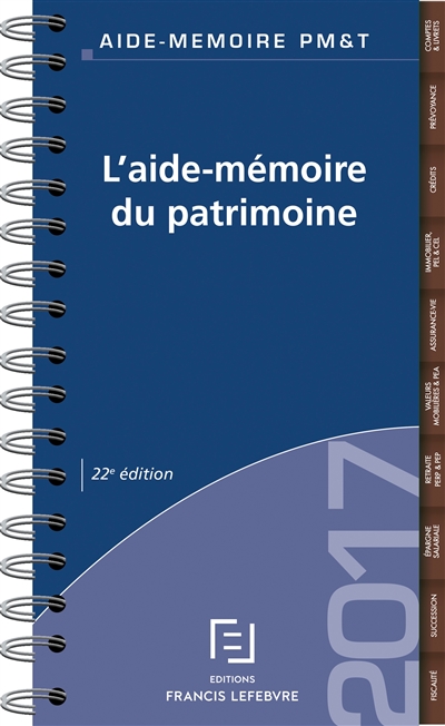 L'aide-mémoire du patrimoine