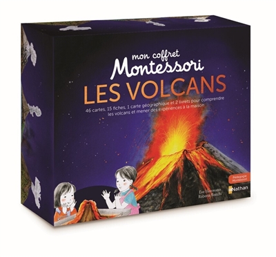 Mon coffret Montessori : les volcans