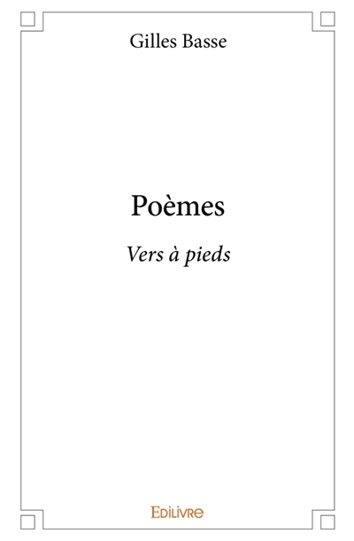 Poèmes : Vers à pieds