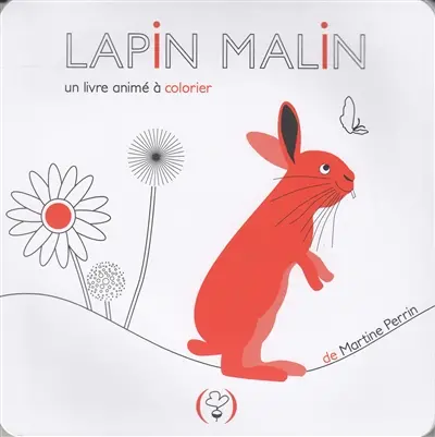 Lapin malin : un livre animé à colorier